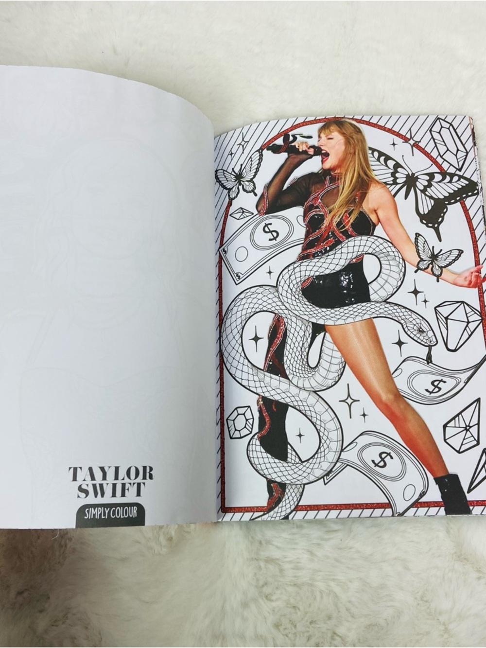 Taylor Swift Coloring Book all 12 eras to color plus 8 Taylor art cards - Picture 6 of 8